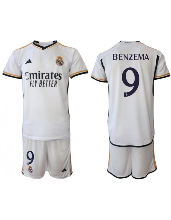 BENZEMA Real Madrid Soccer Jerseys For Kids/Youths/Mens