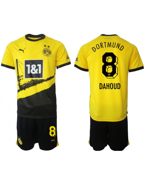 DAHOUD Borussia Dortmund Soccer Jerseys For Kids/Y...